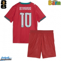 Portugal Bernardo Silva #10 Hjemmedraktsett Barn VM 2026 Kortermet (+ Korte bukser)